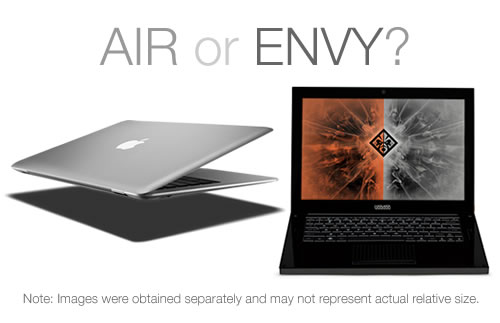 MacBook Air versus HP Voodoo Envy 133