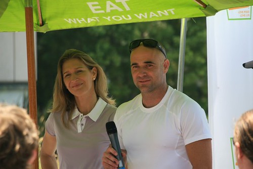 Andre Agassi &amp; Steffi Graf