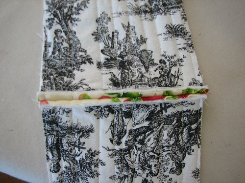 sew bottom together with lining sides together.