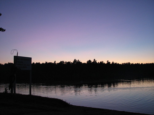 Charleston Lake sunset