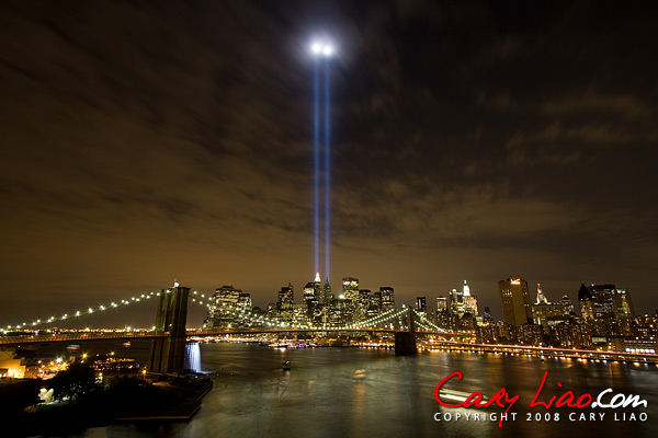 World Trade Center Tribute in Light 2008