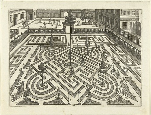 Het labyrinth wordt - 16th century garden layout design