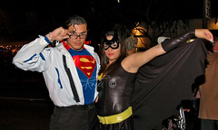 Clark Kent and Batgirl