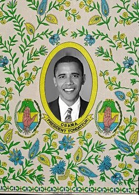 Skinny LaMinx Obama textile