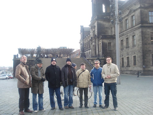 Lequip andorrà de visita pel centre de Dresden