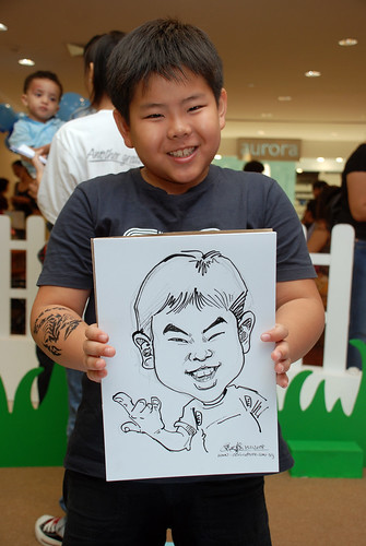 caricature live sketching for West Coast Plaza day 1 - 28