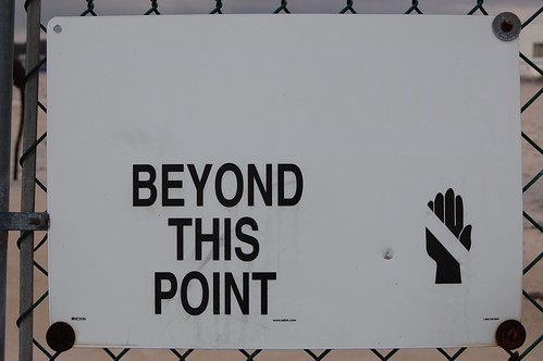 Beyond this point