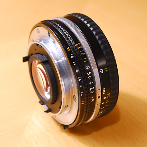 DCView 達人部落格- Nikon AI Nikkor 50mm F1.8S 餅乾型標準鏡頭