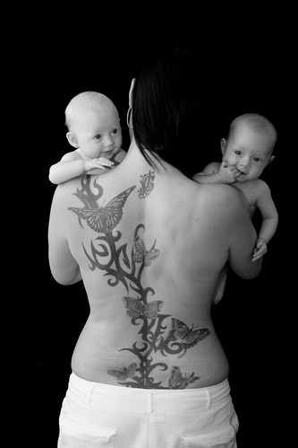 2716859111 265be95bf7 Mother of Twins with Butterfly Tattoo