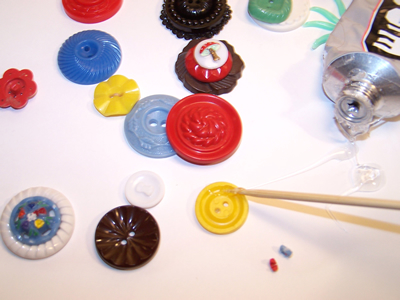 Glueing Buttons