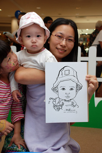 caricature live sketching for West Coast Plaza day 2 - 28