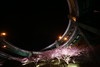 河津ループ橋の夜桜1