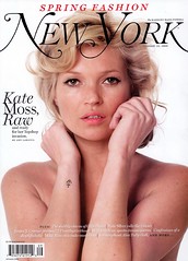 Kate Moss on the cover of New York Magazine