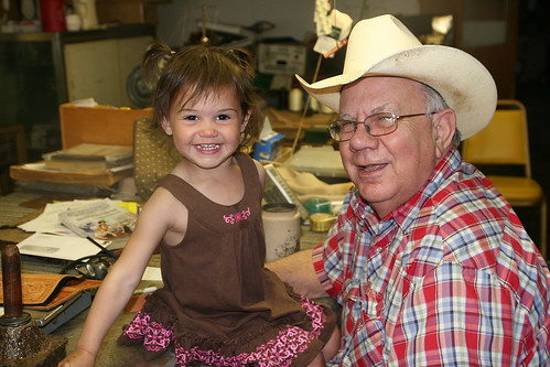 Kaidence visits our friend Garland at his belt shop.