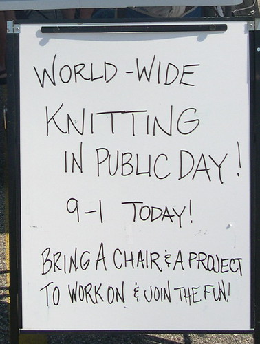 World Wide Knitting In Public Day
