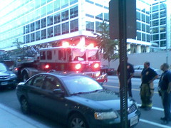 Firetruck Outside Apartment
