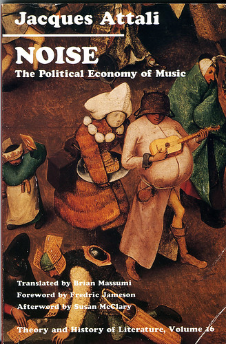 The cover of Jacques Attali's book Noise