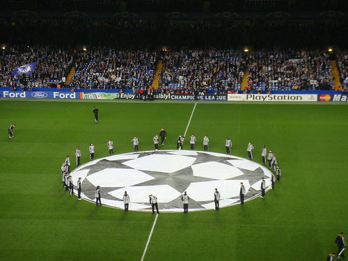 Previo al Himno de la UEFA Champions League 