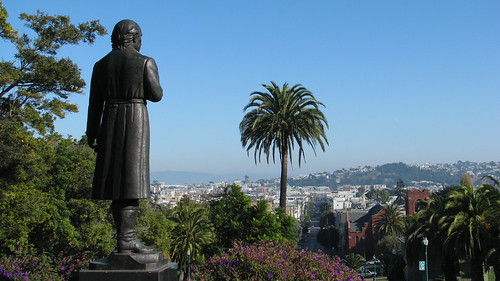 Miguel Hidalgo Looks Over The Mission