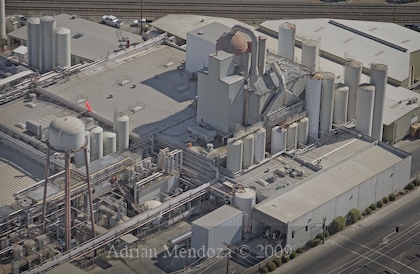 "Aerial Photo" "Foster Farms Dairy" Modesto CA USA