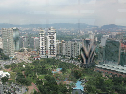 View of KL from the sky bridge