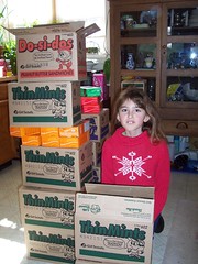 100_4715 Claire with Girl Scout cookies
