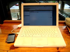 2.4GHz MacBook(MB403J/A) with emobile D02HW