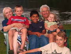 With the Grandkids 2006
