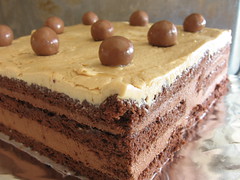 Malted Chocolate Layer Cake