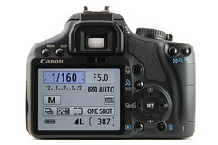 Canon XSi - Back - Camera Settings
