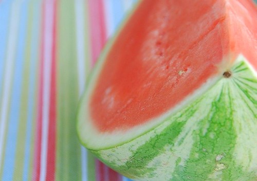 watermelon striped mat