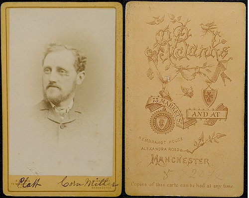 Mr Platt, Corn Miller, Manchester, 1870s