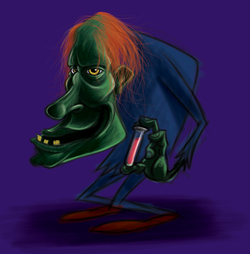 Monster Monday: Cartoon Igor Character Sketch