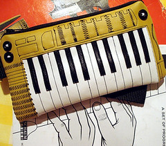The ILITT-500 Keyboard Clutch Wallet- Golden Yellow