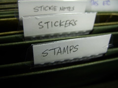 Filing stamps and stickers