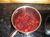 cranberry chutney, cooling