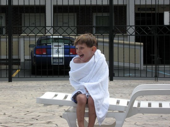 Nephew in a Towel (Click to enlarge)