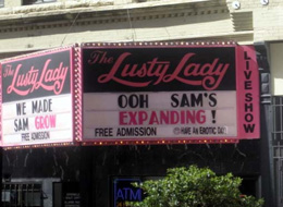 Seattle's Lusty Lady marquee
