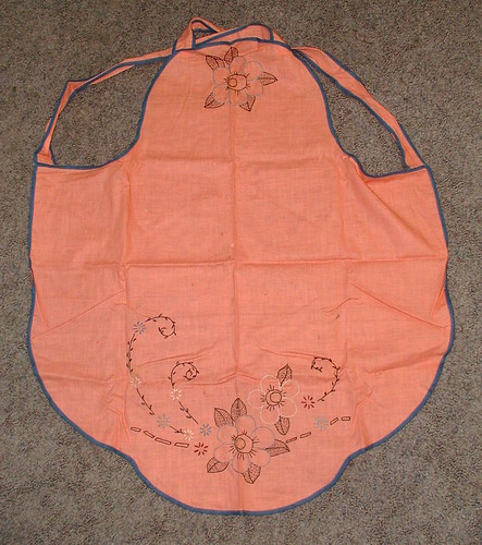 embroidered apron embroidery