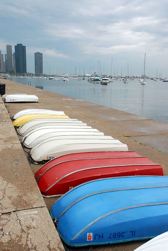 Rowboats waiting a-shore