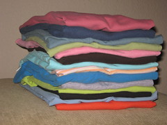stack o' t-shirts