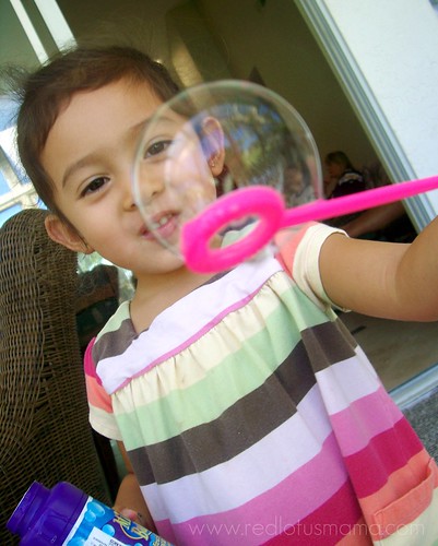 catching bubbles