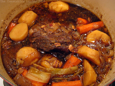 braised beef done