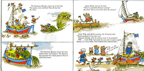 "Uncle Willy the Ferocious Monster," by Richard Scarry (pp. 5-6)