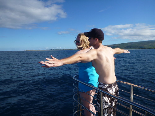 Stacia and Me Cruising the Na Pali Coast