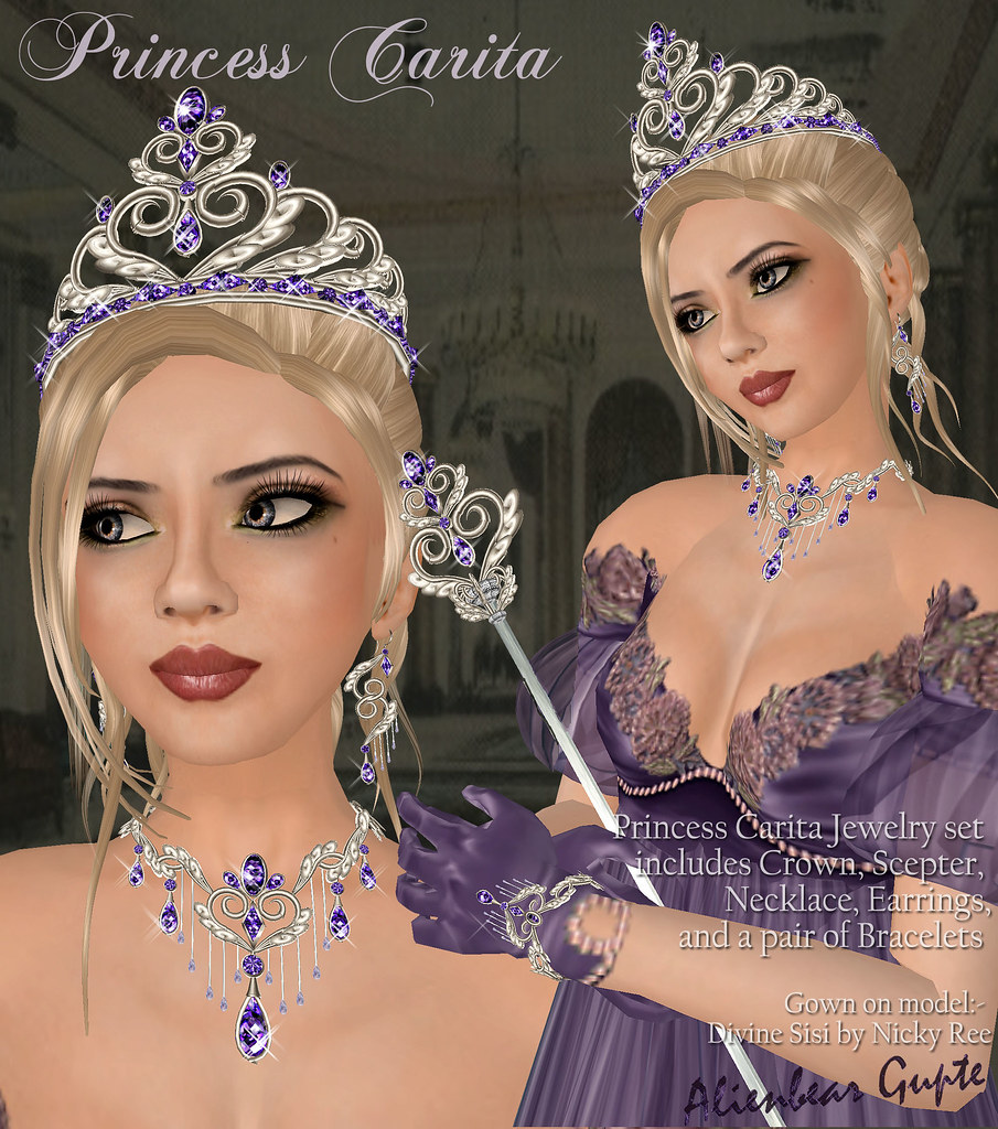 Princess Carita purple poster