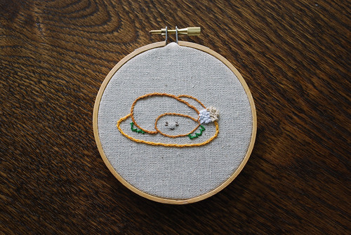 Tired Turkey Embroidery
