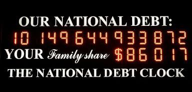 National Debt Clock ran out of digits