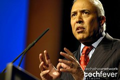 Vodafone CEO Arun Sarin during CTIA WIRELESS by TechShowNetwork