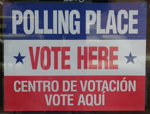 Polling Place Sign